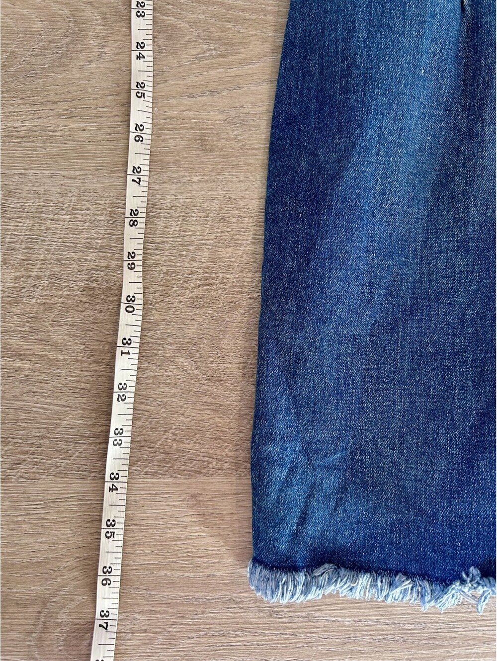 Volcom Denim Mini Dress Blue Button Front Raw Hem Sleeveless Medium Wash Size S - Picture 5 of 9